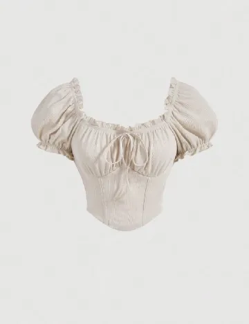 Top SHEIN, crem