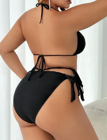 Costum de baie SHEIN CURVE, negru Negru