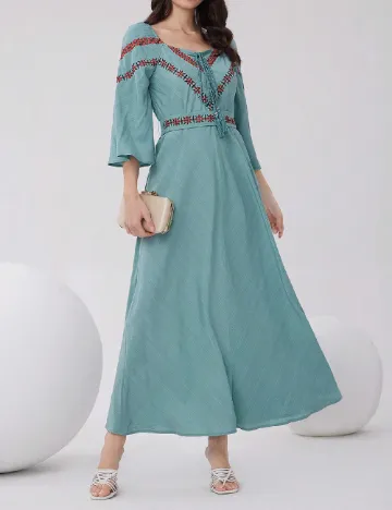 Rochie lunga SHEIN, albastru Albastru
