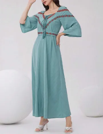 Rochie lunga SHEIN, albastru Albastru
