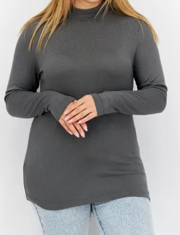 Bluza s.Oliver Plus Size, gri Gri