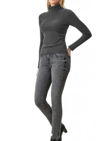 Bluza s.Oliver, gri inchis Gri