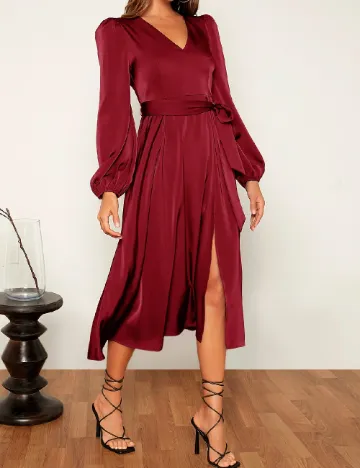 Rochie medie SHEIN, rosu Rosu