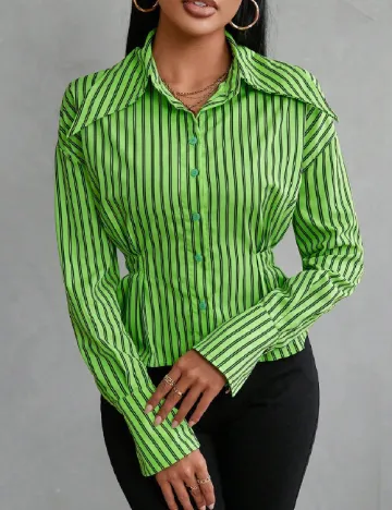 Camasa SHEIN, verde Verde