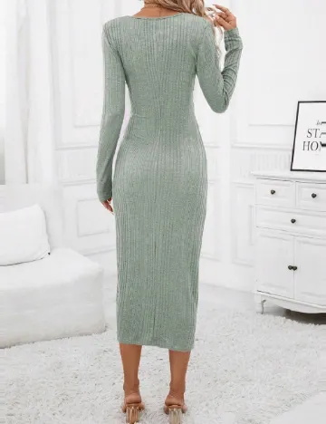 Rochie medie SHEIN, verde Verde