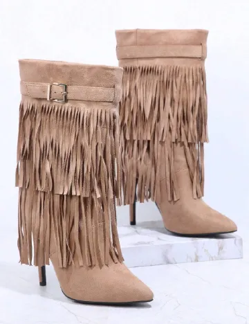 Botine SHEIN, maro Maro
