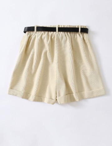 Pantaloni scurti SHEIN CURVE, ecru