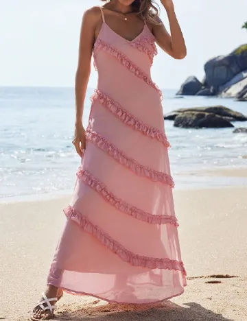 Rochie lunga SHEIN, roz