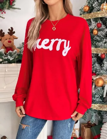Bluza Emery Rose, rosu Rosu