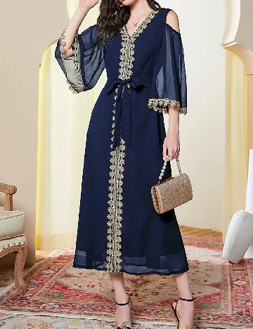 Rochie medie SHEIN, albastru Albastru