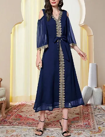 Rochie medie SHEIN, albastru Albastru