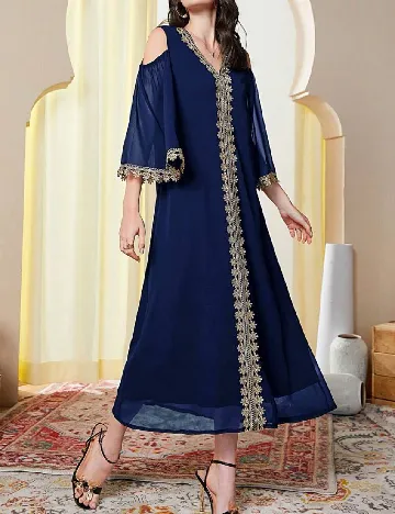Rochie medie SHEIN, albastru Albastru