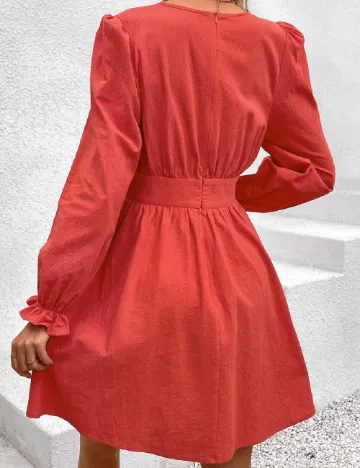Rochie scurta SHEIN, corai Portocaliu