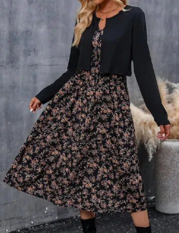 Rochie medie SHEIN, negru