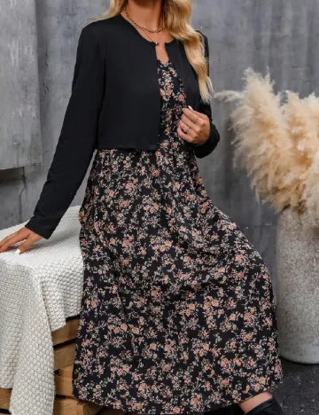Rochie medie SHEIN, negru