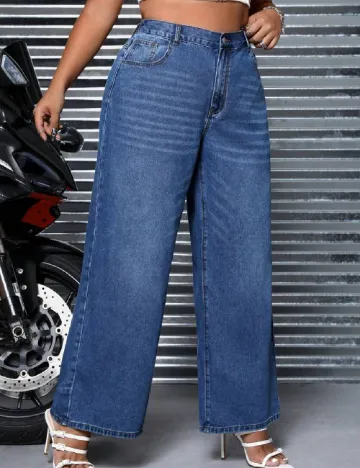 Blugi SHEIN CURVE, albastru