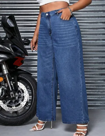 Blugi SHEIN CURVE, albastru