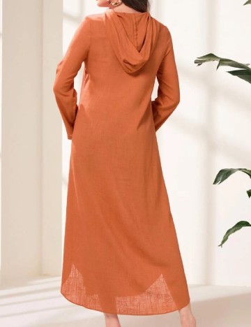 Rochie lunga SHEIN, caramiziu