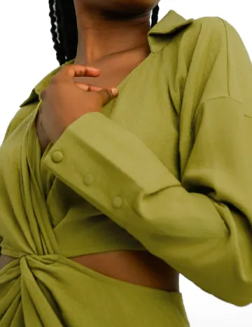 Rochie lunga ASOS, verde