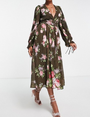 Rochie medie ASOS, floral