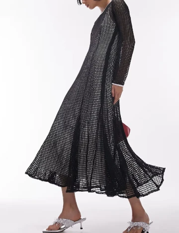 Rochie lunga Top Shop, negru Negru