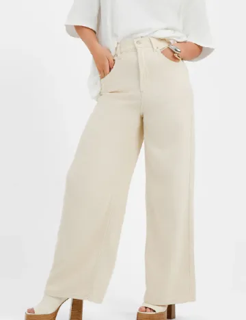 Pantaloni Top Shop, ecru