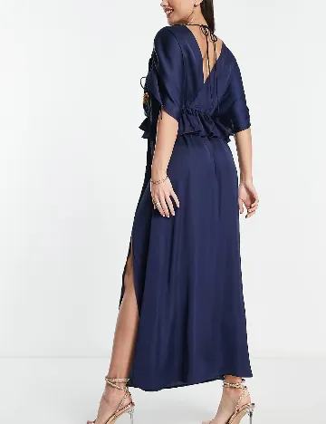 Rochie lunga ASOS, bleumarin Albastru