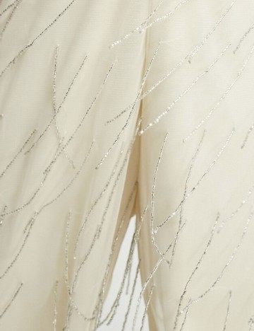 Salopeta LACE & BEADS, crem