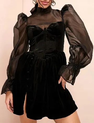 Rochie scurta ASOS, negru Negru
