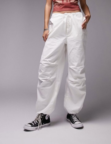 Pantaloni Top Shop, ecru