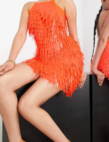 Rochie scurta ASOS, portocaliu Portocaliu