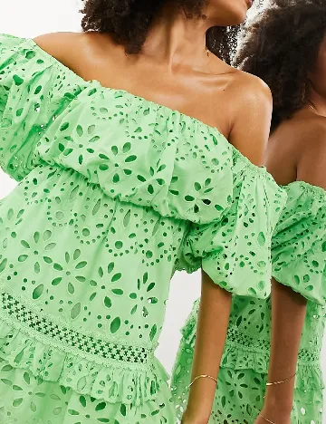 Rochie scurta ASOS, verde