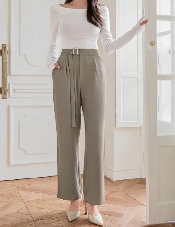 Pantaloni Dazy, verde