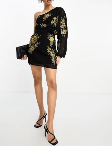 Rochie scurta ASOS, negru Negru