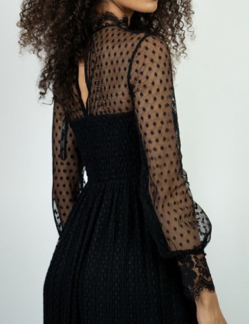 Rochie lunga TFNC London, negru