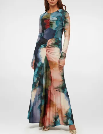 Rochie lunga Daska, mix culori Mix culori