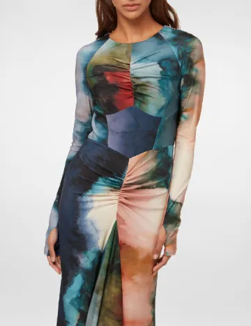 Rochie lunga Daska, mix culori Mix culori