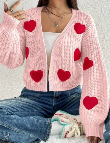 Cardigan SHEIN, roz Roz