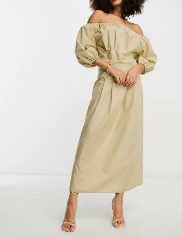 Rochie lunga ASOS, bej