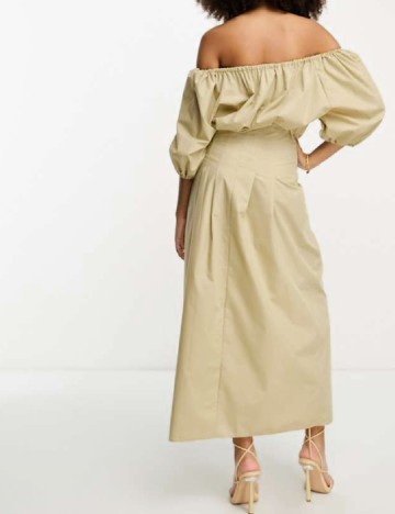 Rochie lunga ASOS, bej