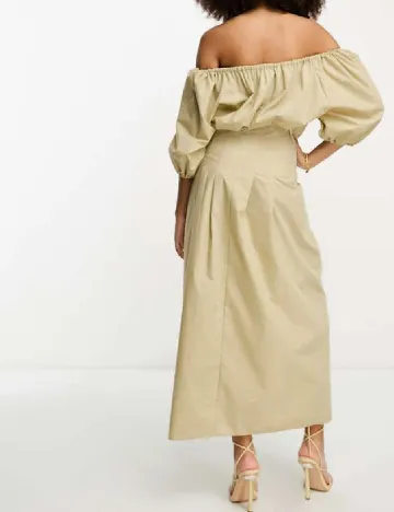Rochie lunga ASOS, bej Crem