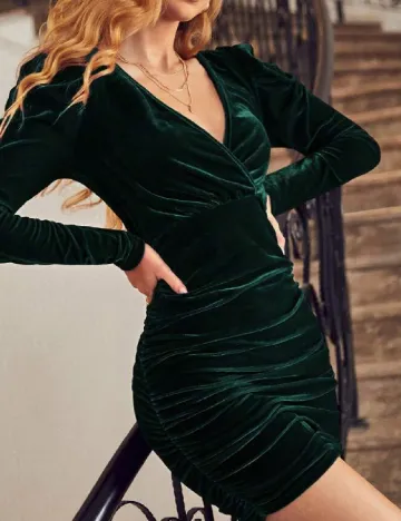 Rochie scurta SHEIN, verde Verde
