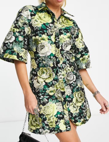 Rochie scurta ASOS, floral print