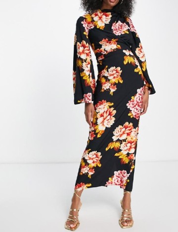 Rochie medie ASOS, negru