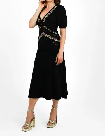Rochie medie ASOS, negru Negru