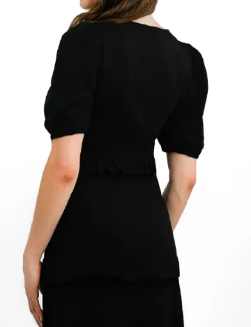 Rochie medie ASOS, negru Negru