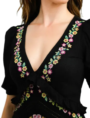 Rochie medie ASOS, negru Negru