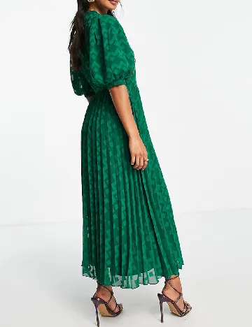 Rochie lunga ASOS, verde Verde