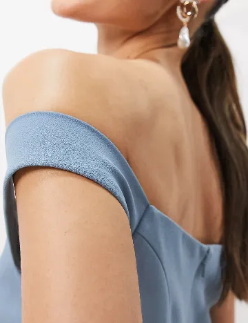 Rochie lunga ASOS, albastru