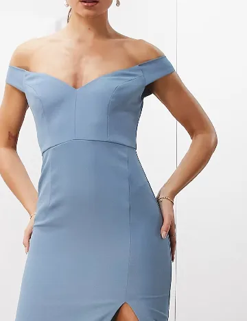 Rochie lunga ASOS, albastru